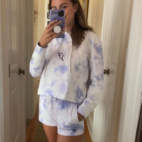 NWOT Barstool Sports Purple ‘Friday Energy Tie Dye Hoodie’ size XL - Picture 3 of 15